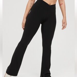 OFFLINE by Aerie Real Me High Waisted Crossover Flared Leggings